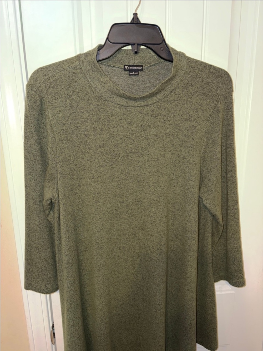 new directions Olive Green Crewneck Sweater